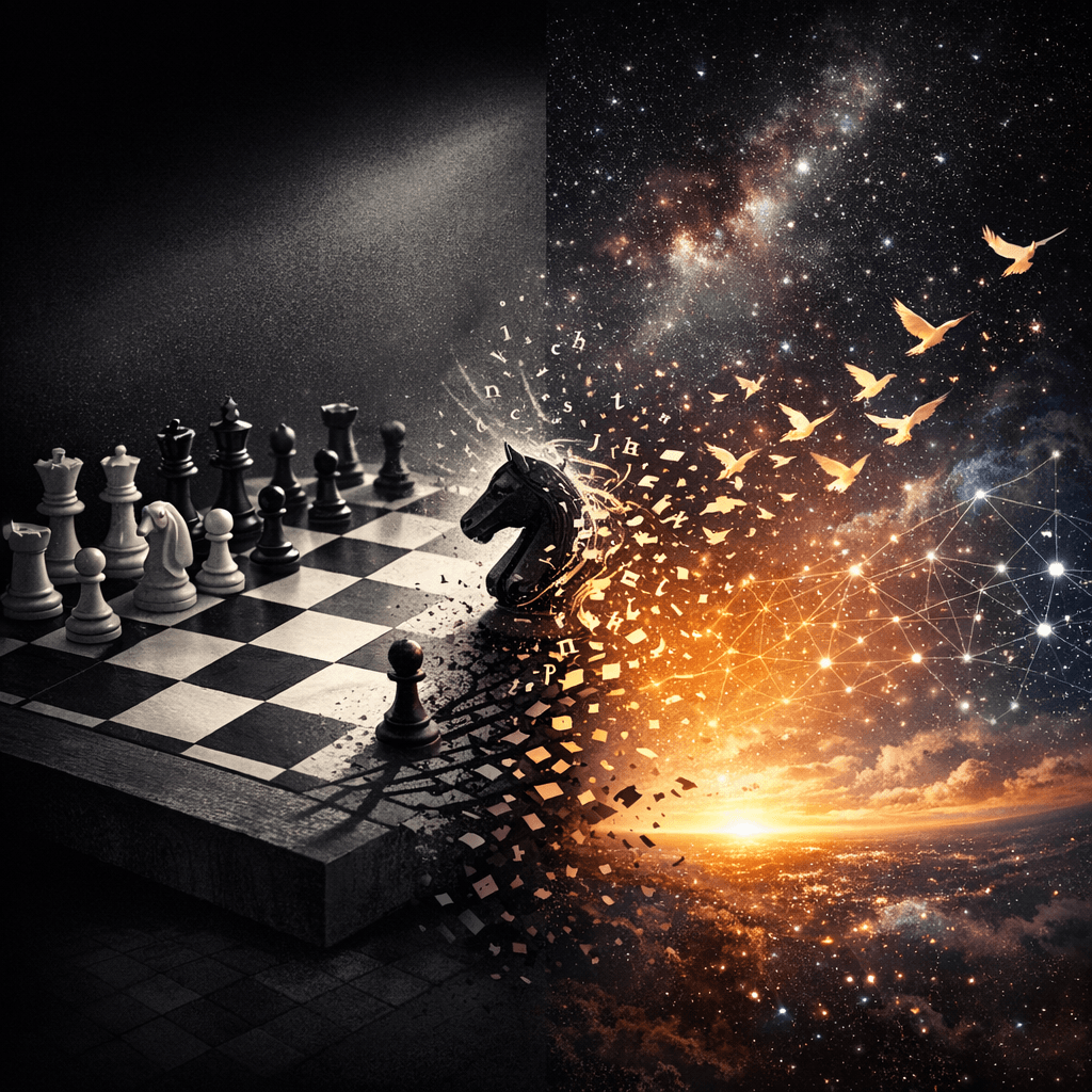 Author Contrasts Chess And Natural Language Complexity