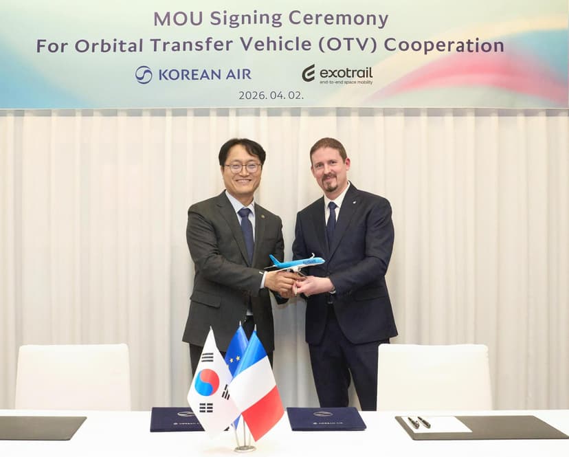 Korean Air Signs MoU For Orbital Transfer Services
