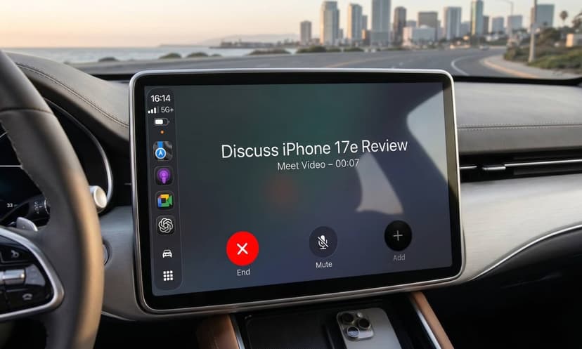 Google Brings Meet to Apple CarPlay